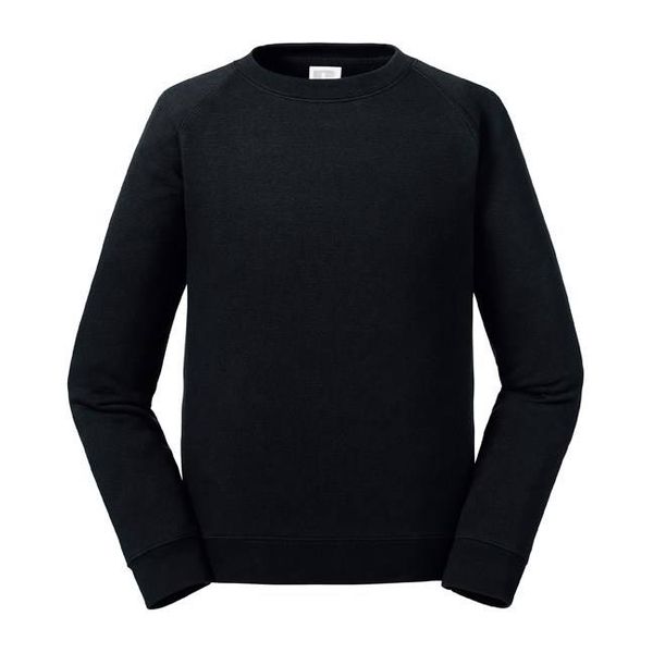 RUSSELL Black children's sweatshirt Raglan - Authentic Russell