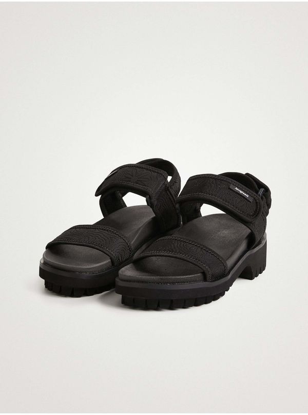 DESIGUAL Black Desigual Track Sandal - Women