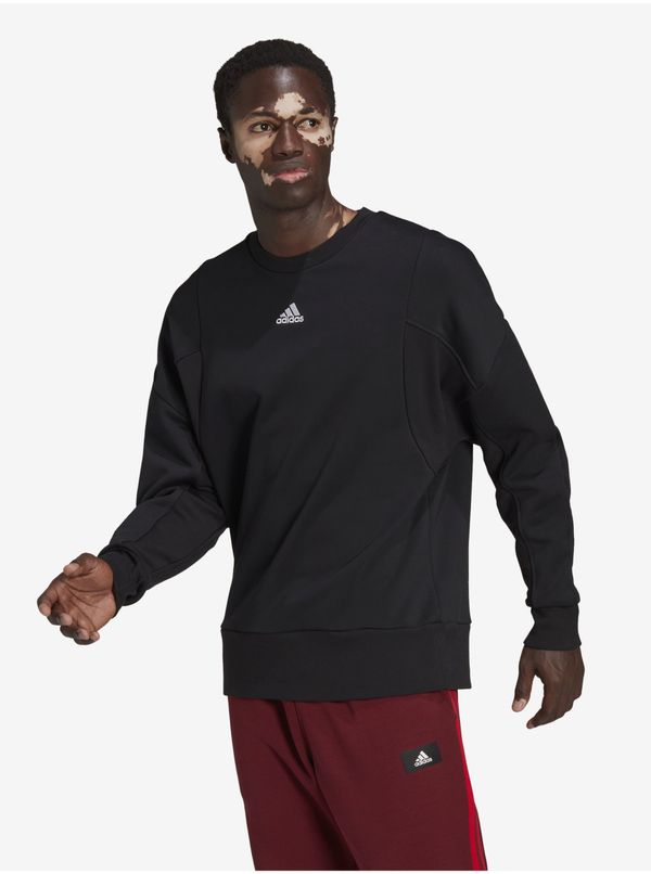 Adidas Black Men Sweatshirt adidas Performance - Men