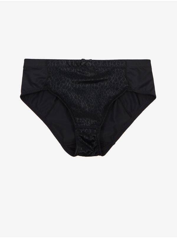 Dorina Black panties with small pattern DORINA - Women