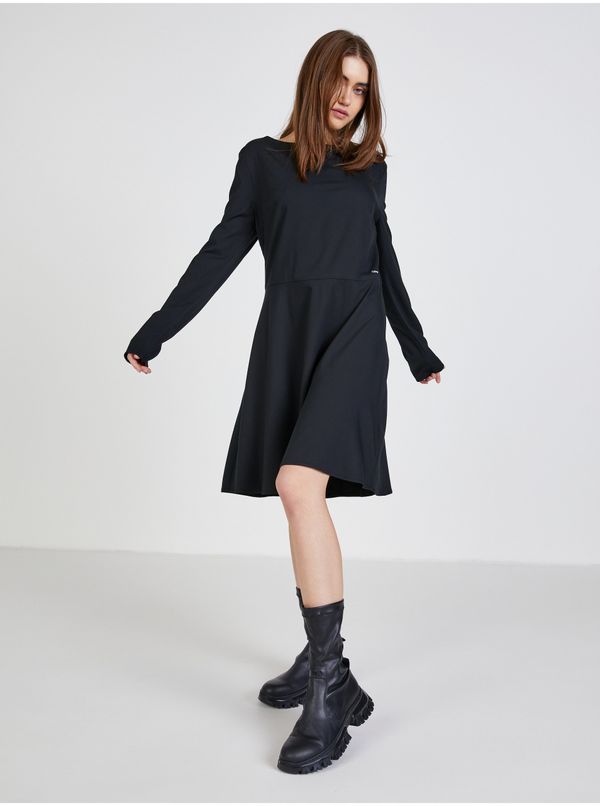 Calvin Klein Black women's dress with open back Calvin Klein Jeans - Women