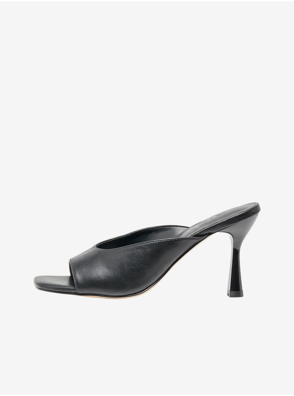 Only Black Women's Heeled Slippers ONLY Aiko - Women