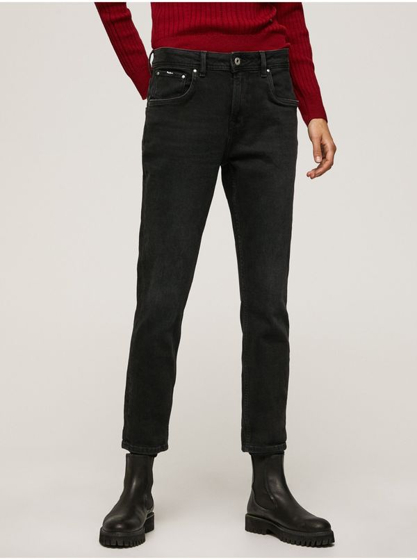 Pepe Jeans Black Women's Mom Fit Jeans Pepe Jeans Violet - Women's