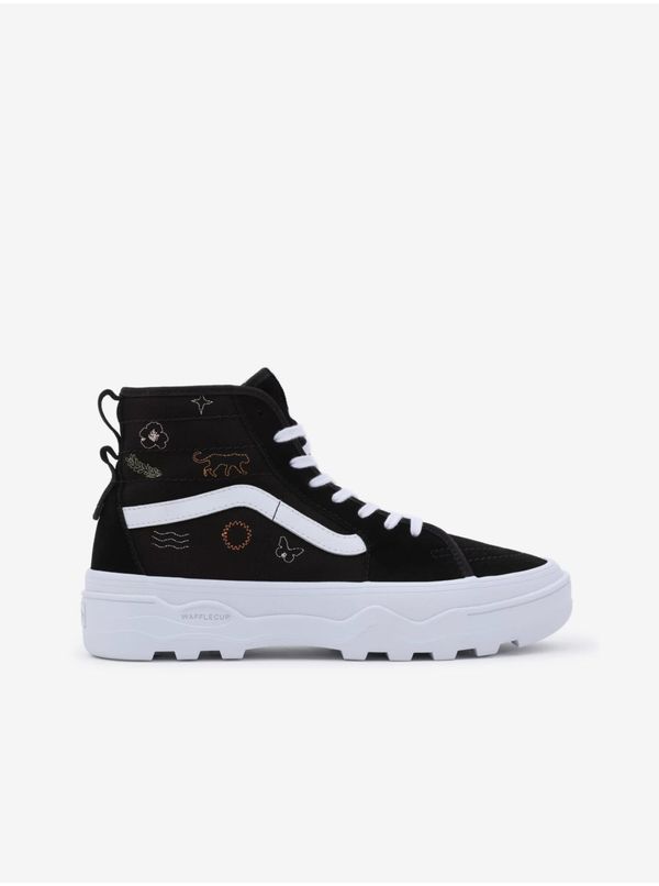 Vans Black women's platform sneakers with suede details VANS - Women