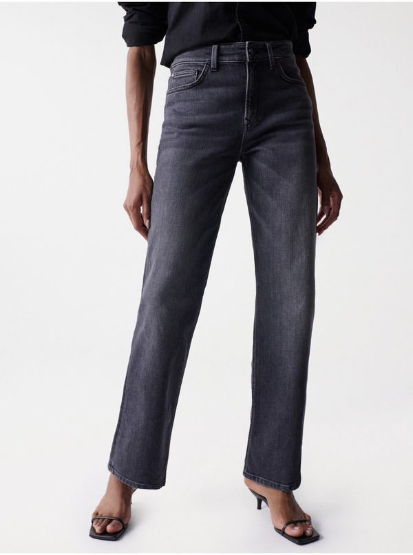 Salsa Jeans Black women's straight fit jeans Salsa Jeans True - Women's