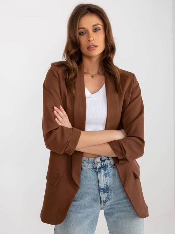 Italy Moda Blazer-DHJ-MA-7684.15P-dark brown