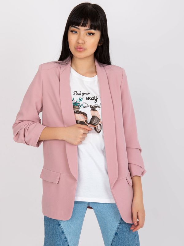 Italy Moda Blazer-DHJ-MA-7684.15P-Grey-Pink