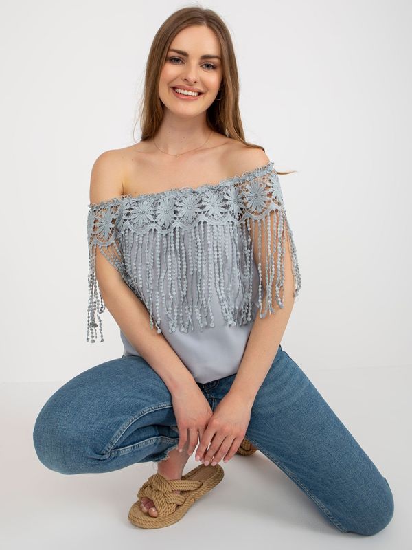 Factory Price Blouse-AT-BZ-1801.87-grey
