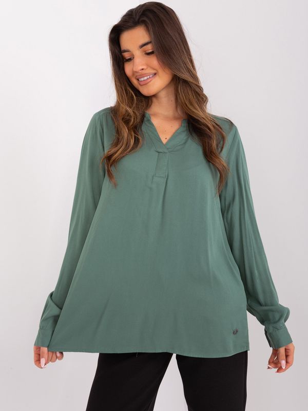 Sublevel Blouse-D73792M11081A-khaki
