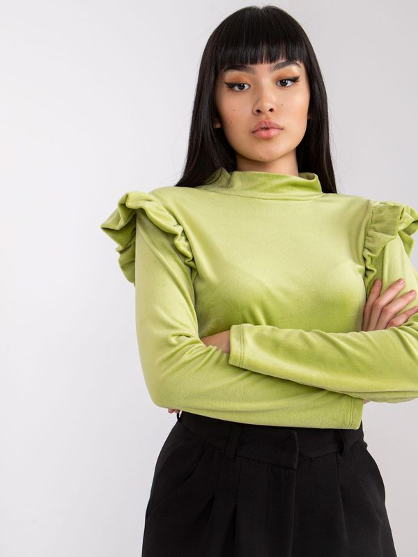 Italy Moda Blouse-DHJ-BZ-6533B.85-lime green