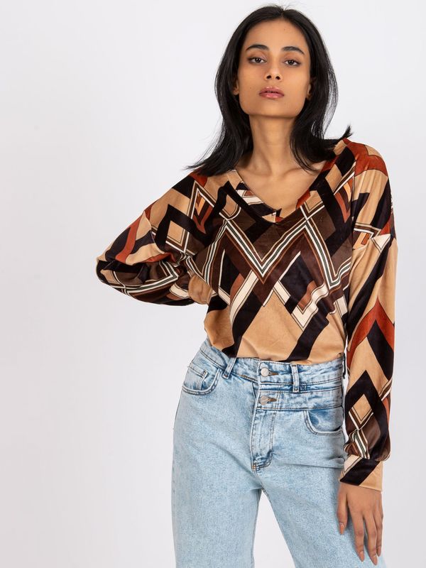 Italy Moda Blouse-DHJ-BZ-6550-4.40-camel