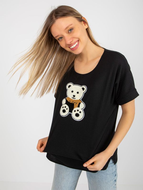 LAKERTA Blouse-LK-BZ-509251.26X-black