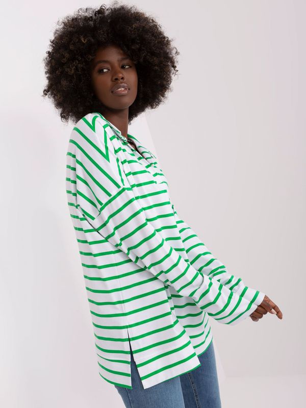 LAKERTA Blouse-LK-BZ-509314.83-white-green