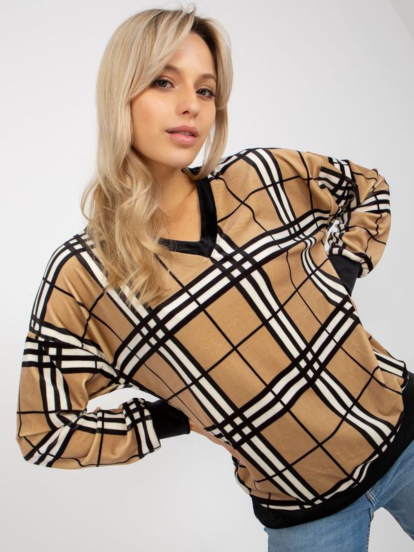 RUE PARIS Blouse-RP-BZ-8188-5.16-camel