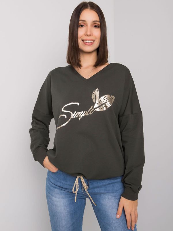 RELEVANCE Blouse-RV-BZ-7276.77-dark khaki