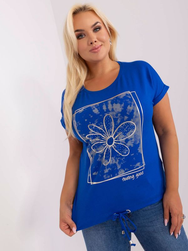 RELEVANCE Blouse-RV-BZ-8600.04P-Cobalt