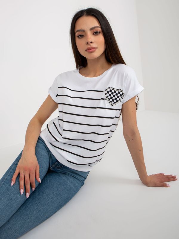 RELEVANCE Blouse-RV-BZ-8733.29-white-black