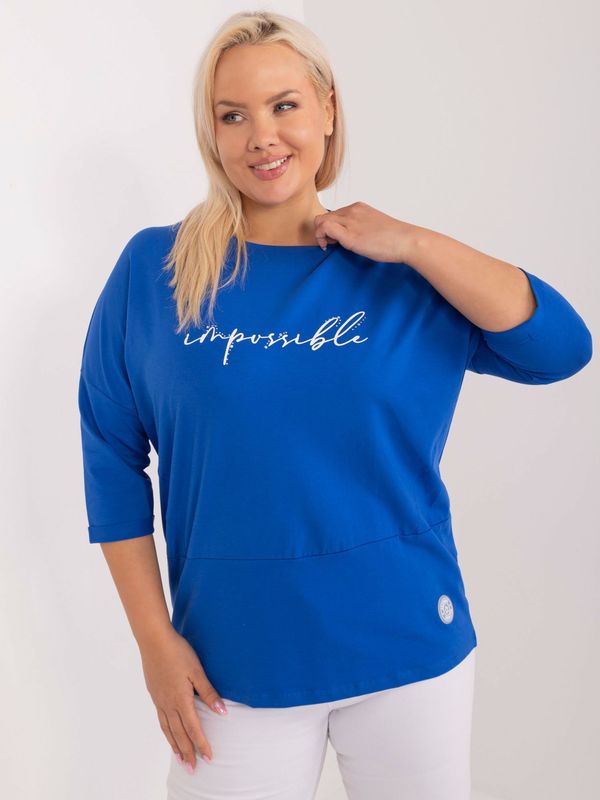 RELEVANCE Blouse-RV-BZ-9364.99-Cobalt