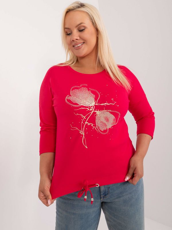 RELEVANCE Blouse-RV-BZ-9505.55-red