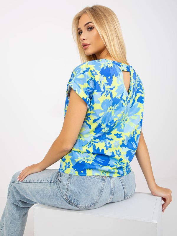 RUE PARIS Blouse-WN-BZ-4008-1.85-blue