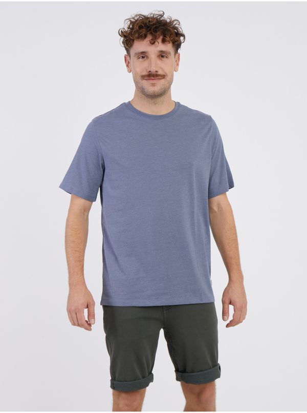 Jack & Jones Blue Mens Brindle Osnovna majica Jack &; Jones Organic - Muškarci