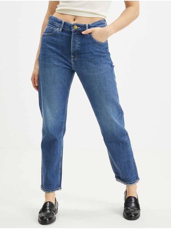 Lee Blue Women's Cropped Straight Fit Jeans Lee Carol - Women