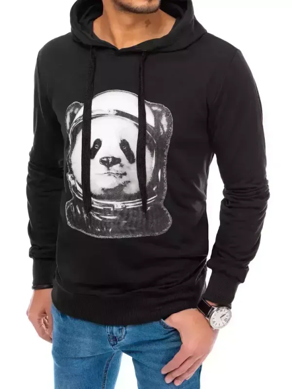 DStreet Bluza męska czarna Dstreet