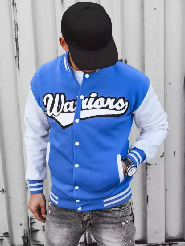 DStreet Bluza męska rozpinana niebieska Dstreet