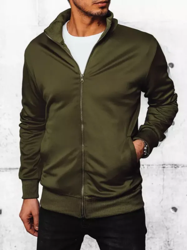 DStreet Bluza męska rozpinana zielona Dstreet