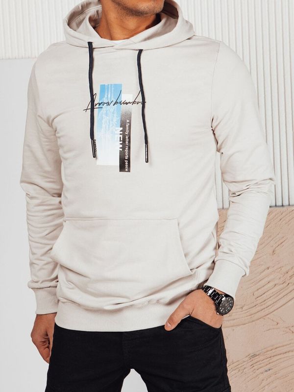 DStreet Bluza męska z kapturem szara Dstreet