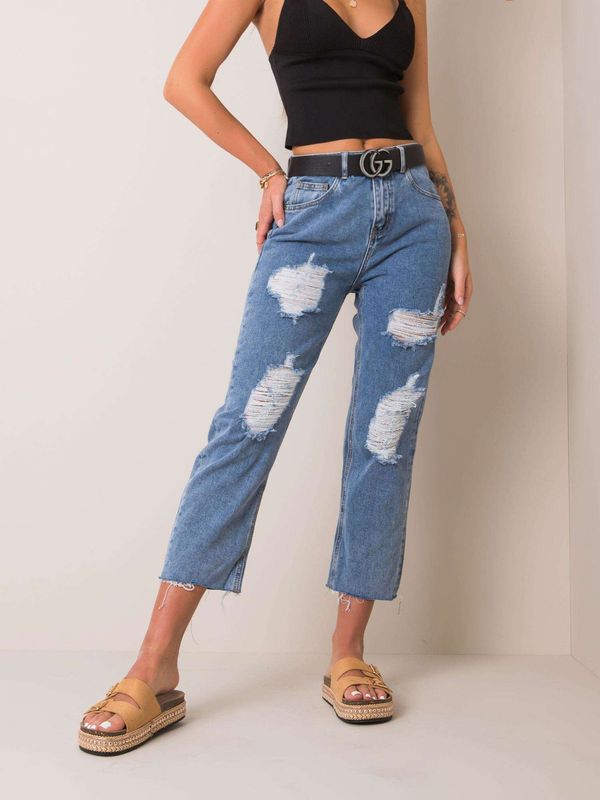 Fashionhunters Cameron plave traperice