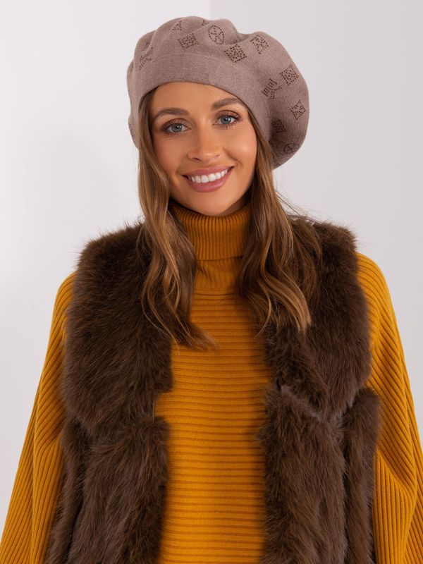 Wool Fashion Italia Cap-AT-CZ-2318.26-dark beige