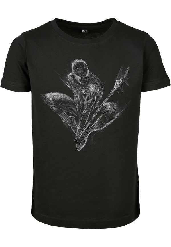 Mister Tee Children's T-shirt Spiderman Scratched black