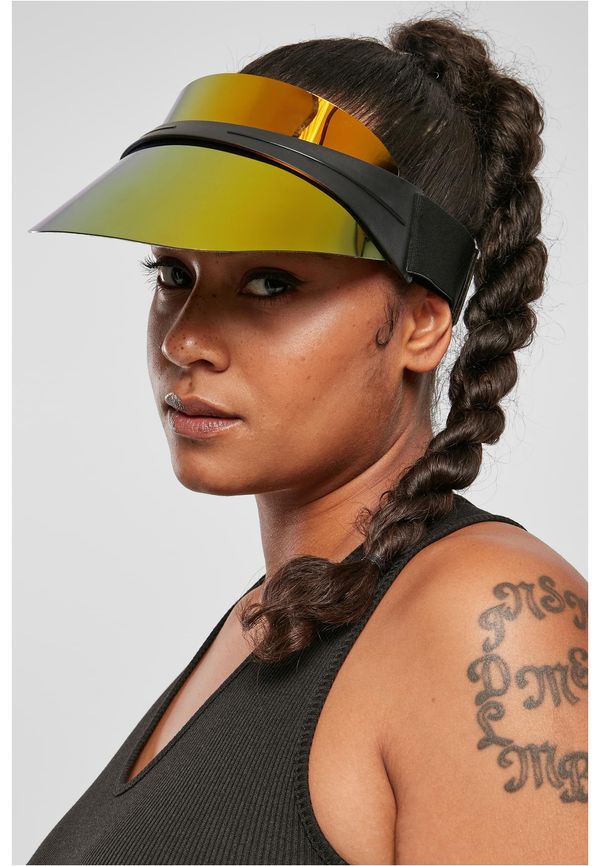Urban Classics Accessoires Cool Plastic Visor Black/Orange