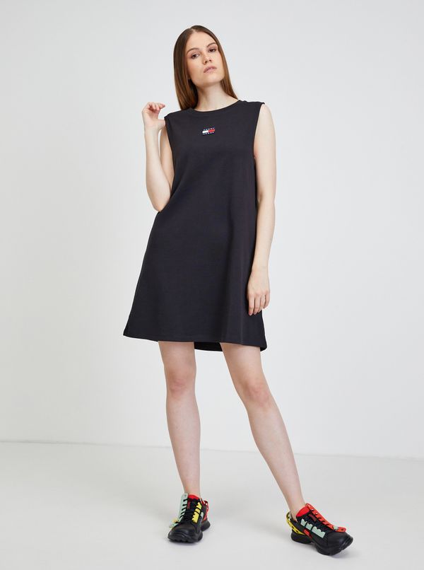 Tommy Hilfiger Crna haljina Tommy Jeans - Žene