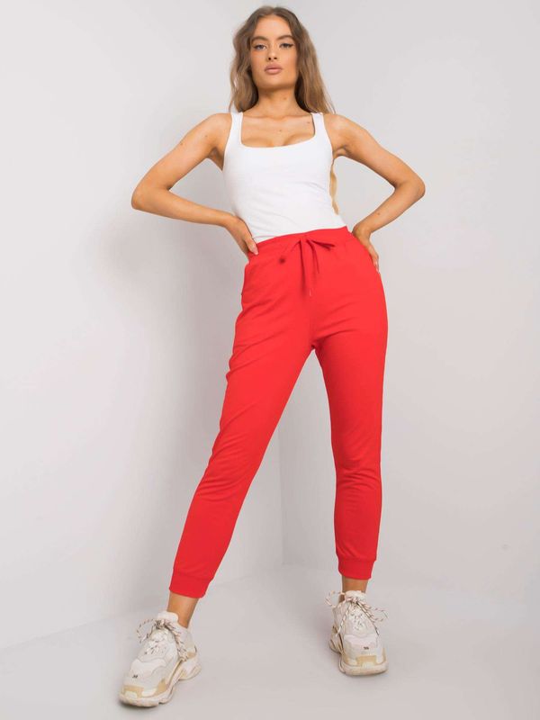 Fashionhunters Crvene trenirke