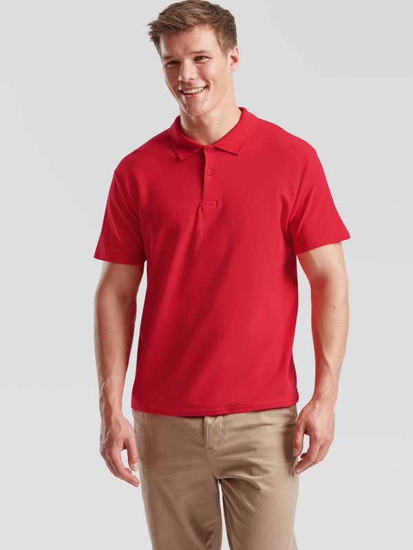 Fruit of the Loom Czerwona koszulka męska polo Original Polo Friut of the Loom
