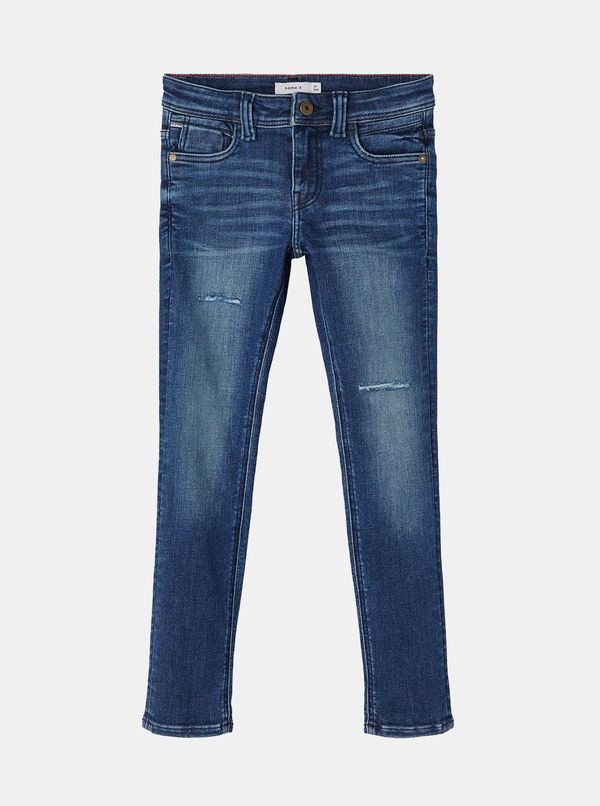 name it Dark blue boys' jeans name it Theo - unisex