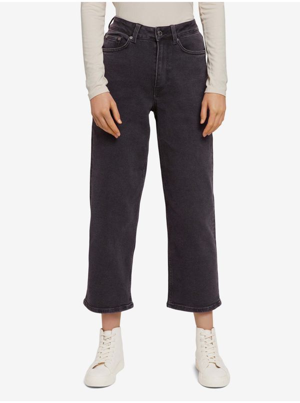 Tom Tailor Dark grey women's 3/4 straight fit jeans Tom Tailor Denim - Women