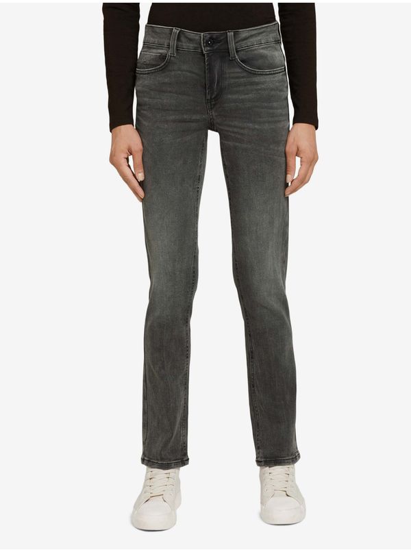 Tom Tailor Dark grey women's straight fit jeans Tom Tailor - Women