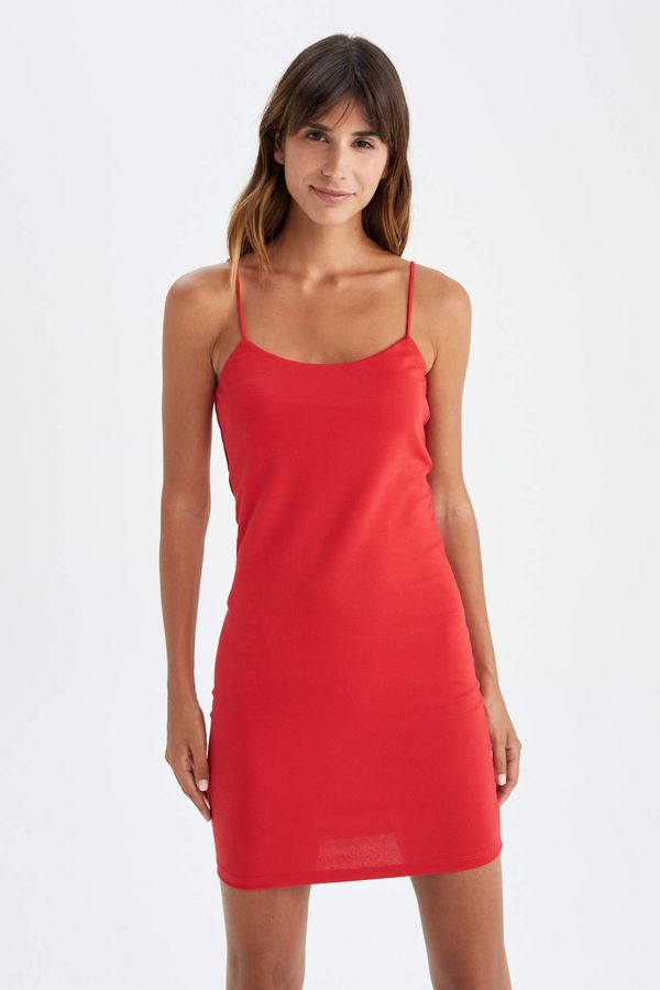 DEFACTO DEFACTO Bodycon haljina remena za uže