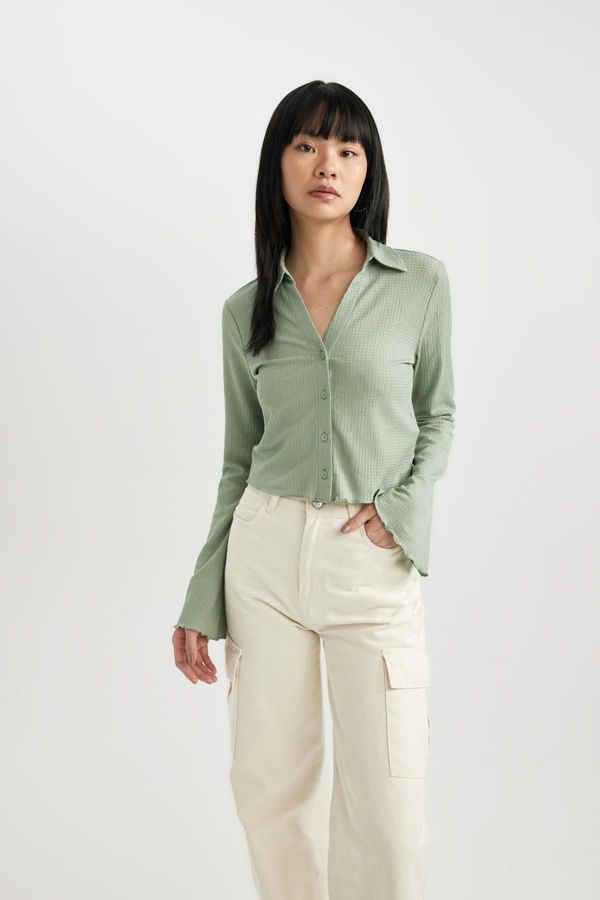 DEFACTO DEFACTO Cool Fitted Long Sleeve Shirt