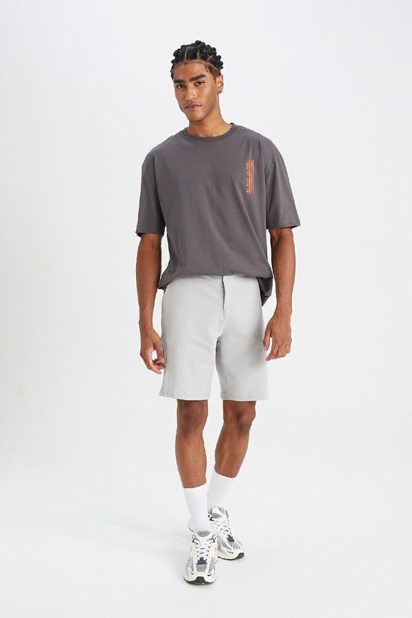 DEFACTO DEFACTO Fit Standard Fit Athlete Basic Plain Short Leg Shorts B1170ax24sp