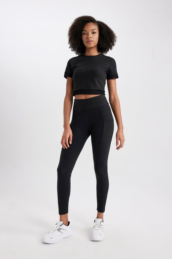 DEFACTO DEFACTO Fit Waist Scuba Diving Fabric Sports Tights