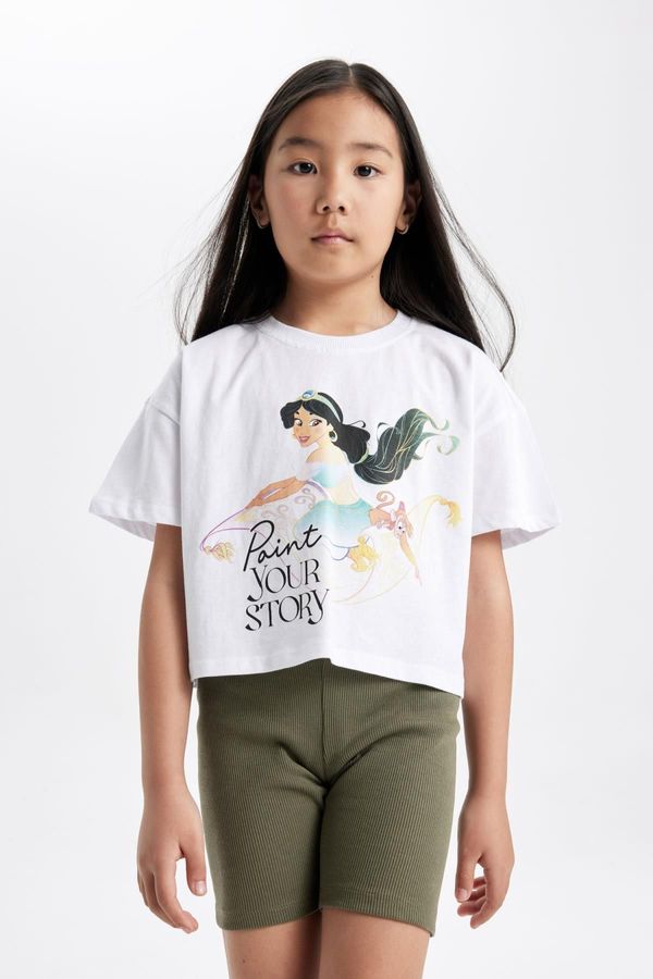 DEFACTO DEFACTO Girls Disney Princess Short Sleeve T-Shirt