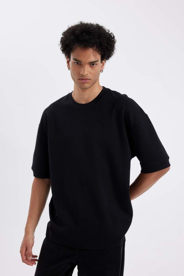 DEFACTO DEFACTO Loose Fit Crew Neck Short Sleeve Heavy Fabric T-Shirt