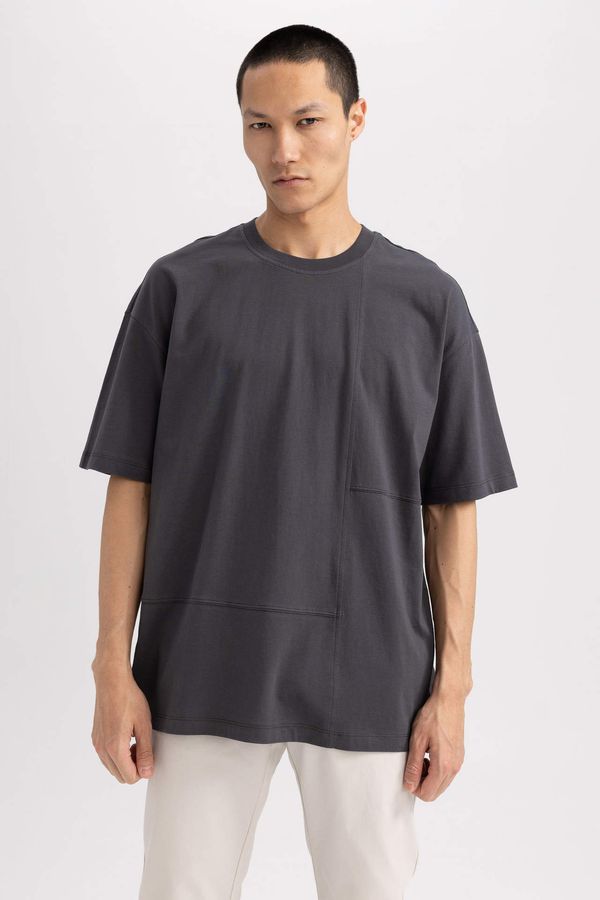 DEFACTO DEFACTO oversize fit majica s vratom posade