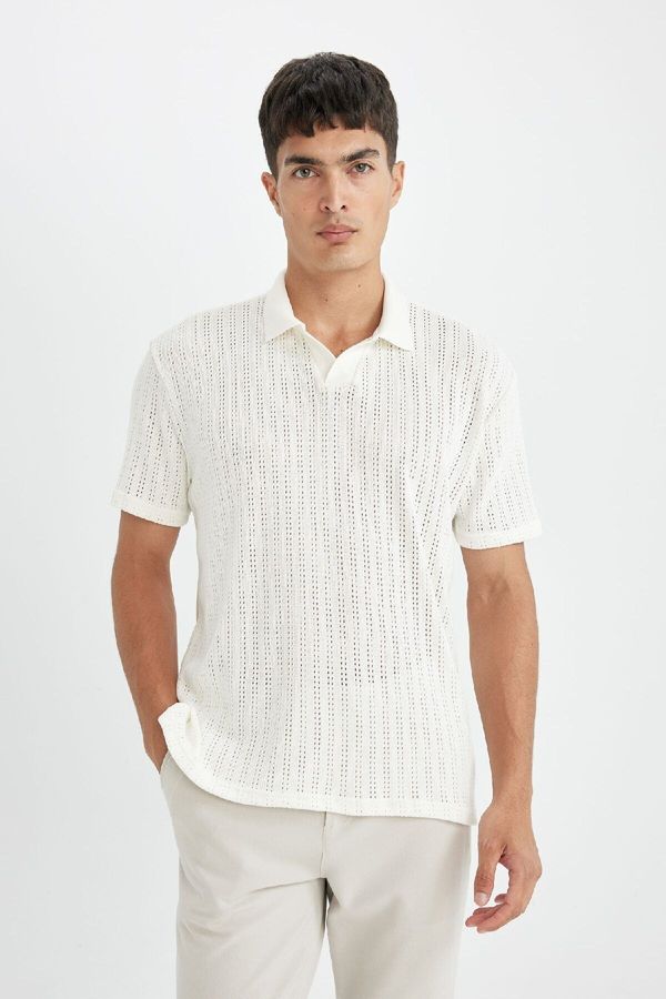 DEFACTO DEFACTO Regular Fit Knitwear Polo T-Shirt
