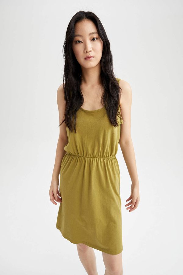 DEFACTO DEFACTO Relax Fit Strappy Ruched mini haljina