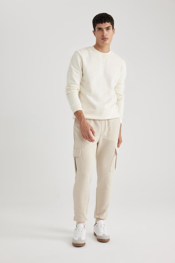 DEFACTO DEFACTO Slim Fit Cargo Pocket Elastic Leg Sweatpants